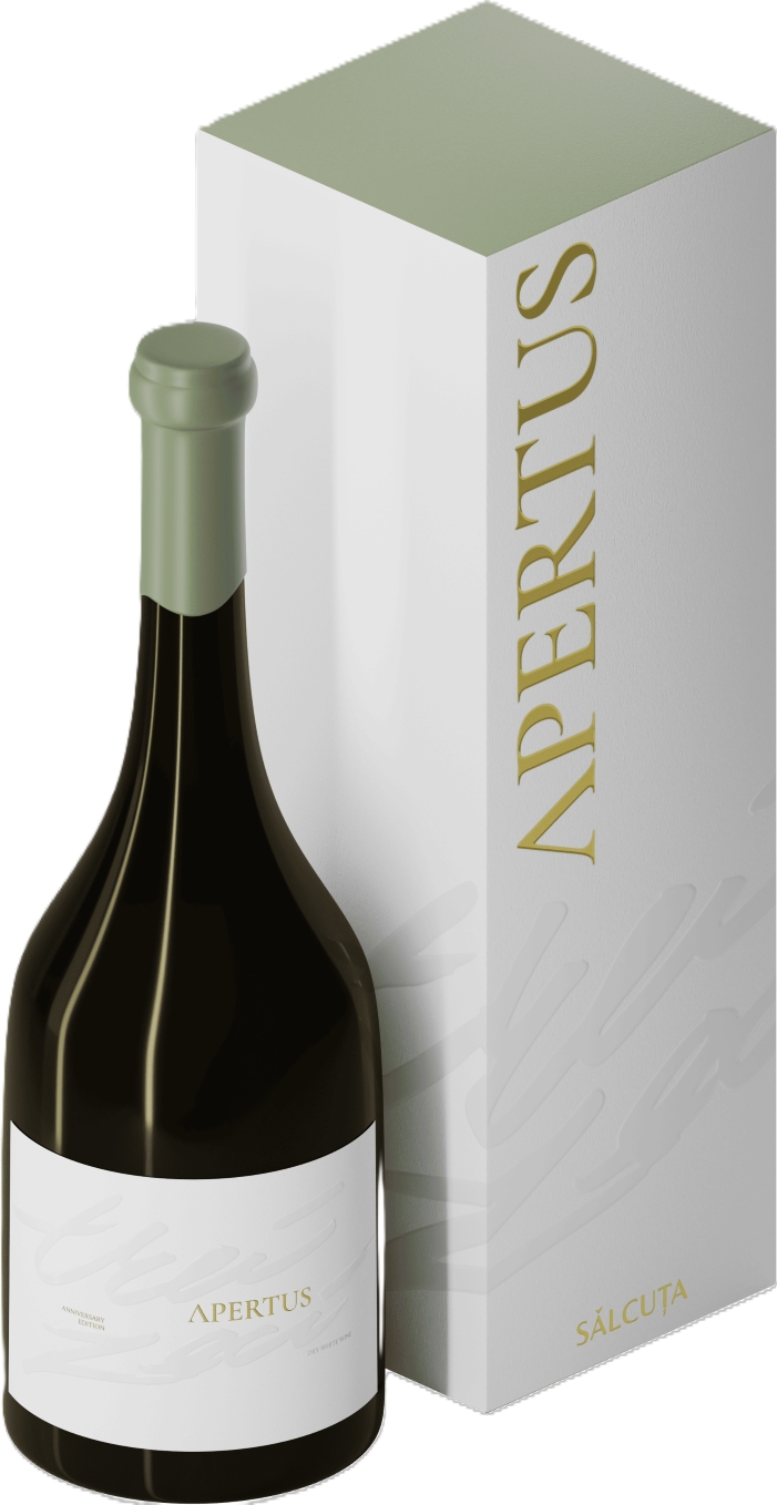 Sălcuța Apertus Fetească Regală & Riesling de Rhin, сухое белое, 0,75 л