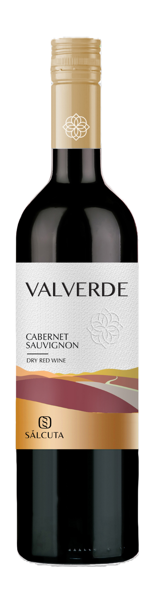 Вино Sălcuţa VALVERDE Cabernet Sauvignon, красное сухое, 0.75 Л