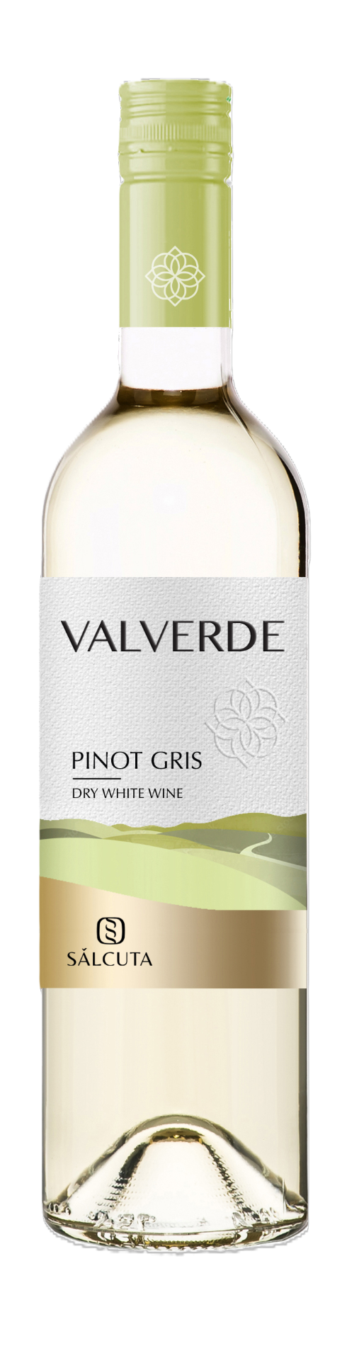 Вино Sălcuța  VALVERDE Pinot Gris, белое сухое, 0.75 Л