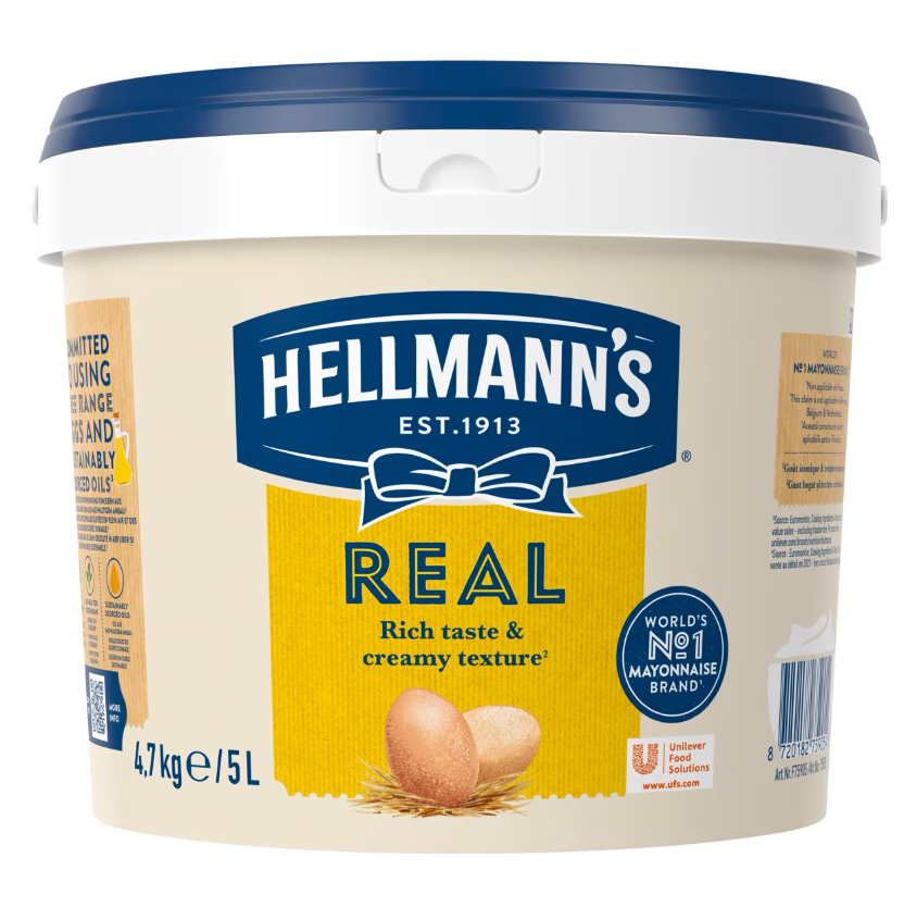 Hellmann's майонезный соус Real , 5 л