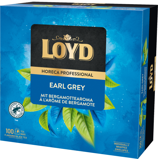 Ceai negru LOYD Horeca Earl Grey  100*1,7g
