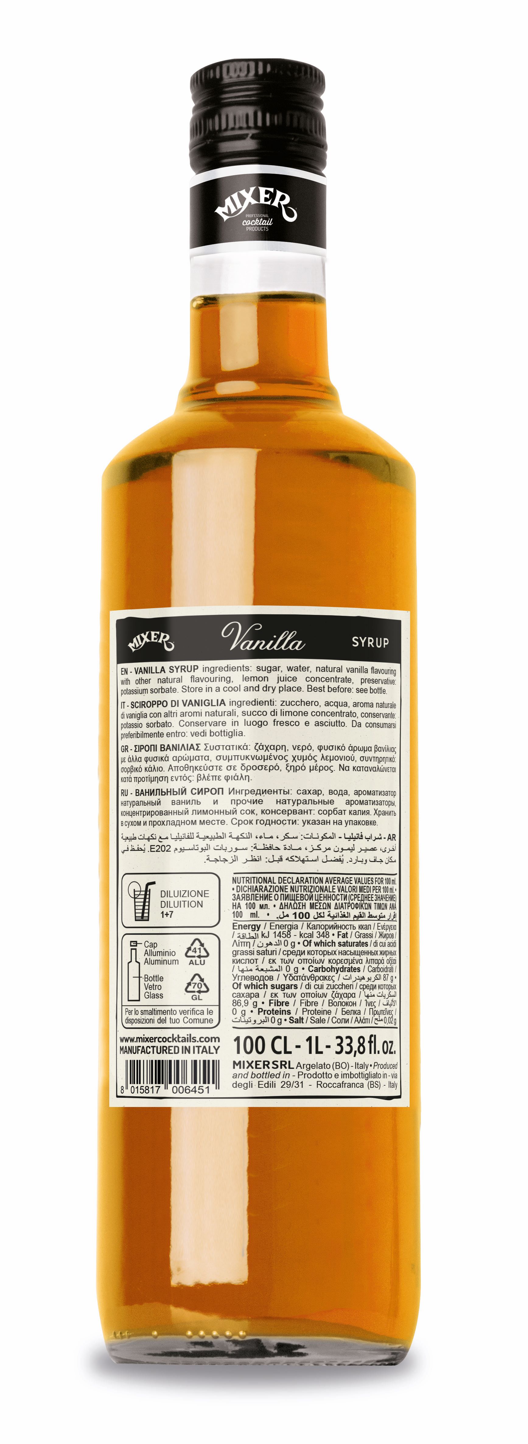 Mixer Sirop de vanilie, 1L