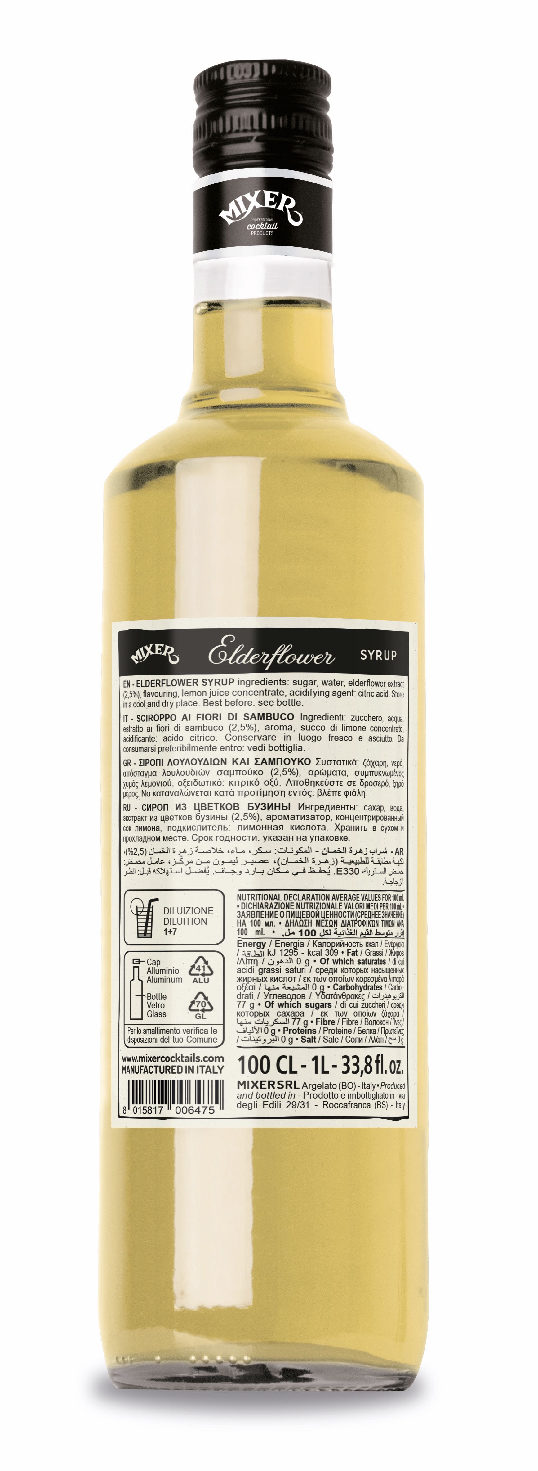 Mixer Sirop de flori de soc, 1L
