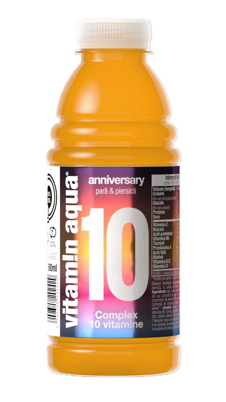 Merlin's vitamin aqua 10 pear & peach 0,6 L