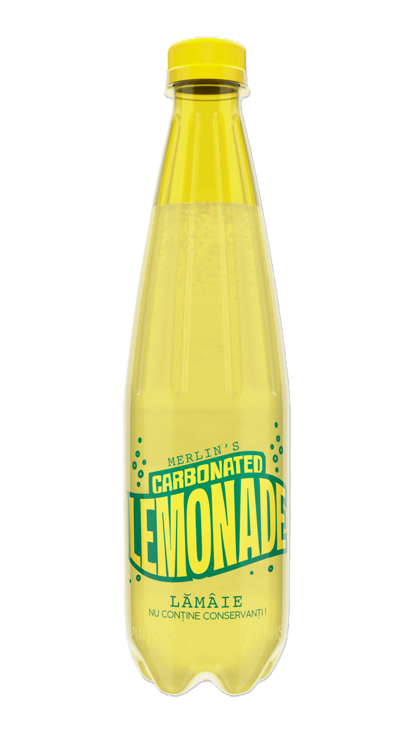 Merlin's Carbonated Lemonade Lămâie, 0,5 L