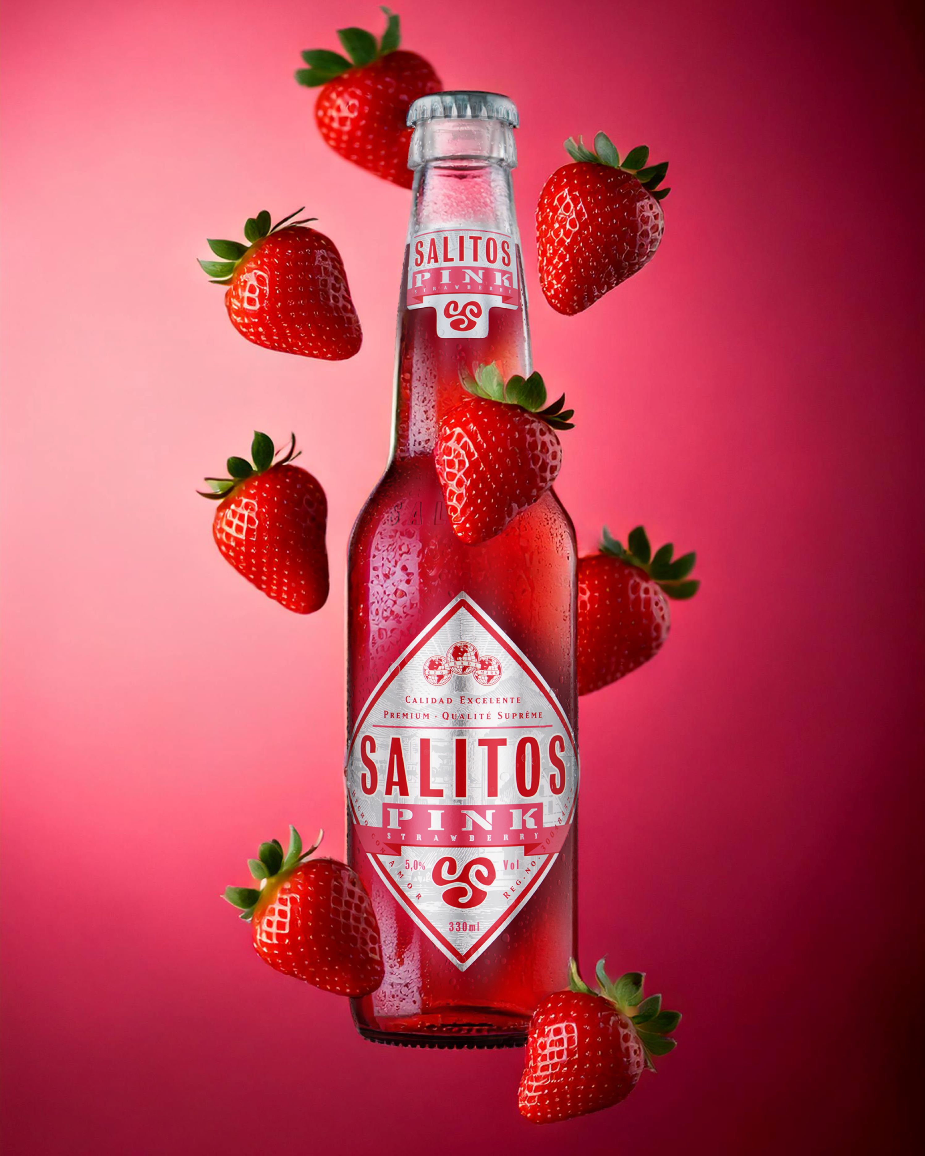 Коктейль SALITOS Pink, бутылка 0,33 л
