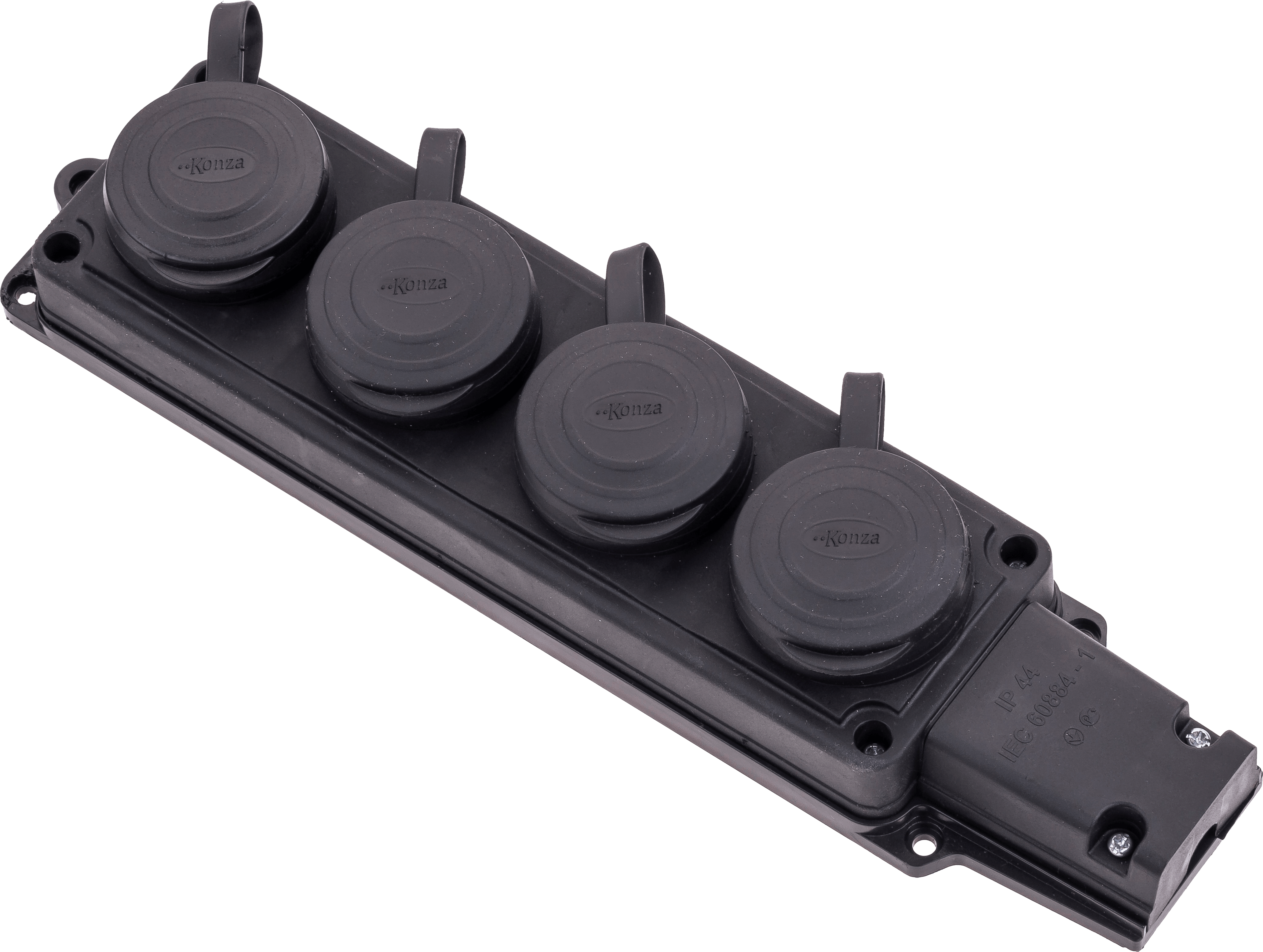 Блок 4 розетки 2P+N 16A
