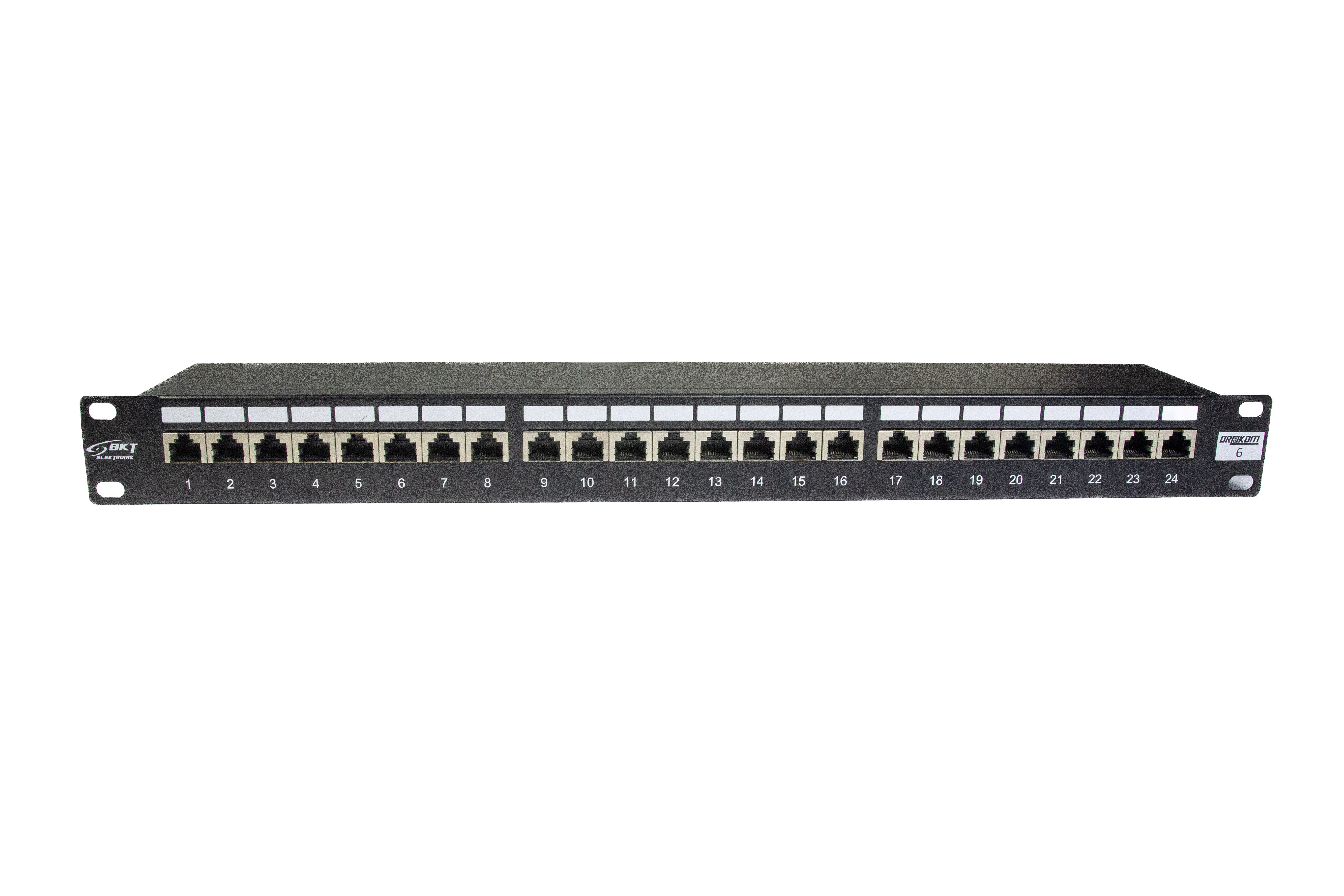 Патч-панель 19"" 24*RJ45 кат.5Е экранированный