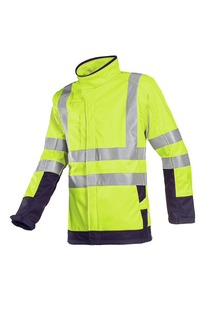 Scurta cu protectie contra arcului electric softshell PLAYFORD ye/navy