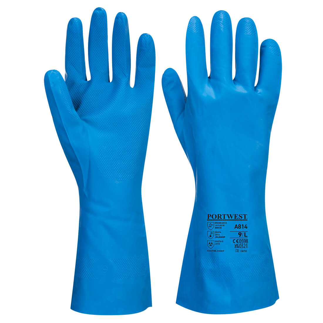Manusi de protectie Food Approved Albastru A814 mar.L 