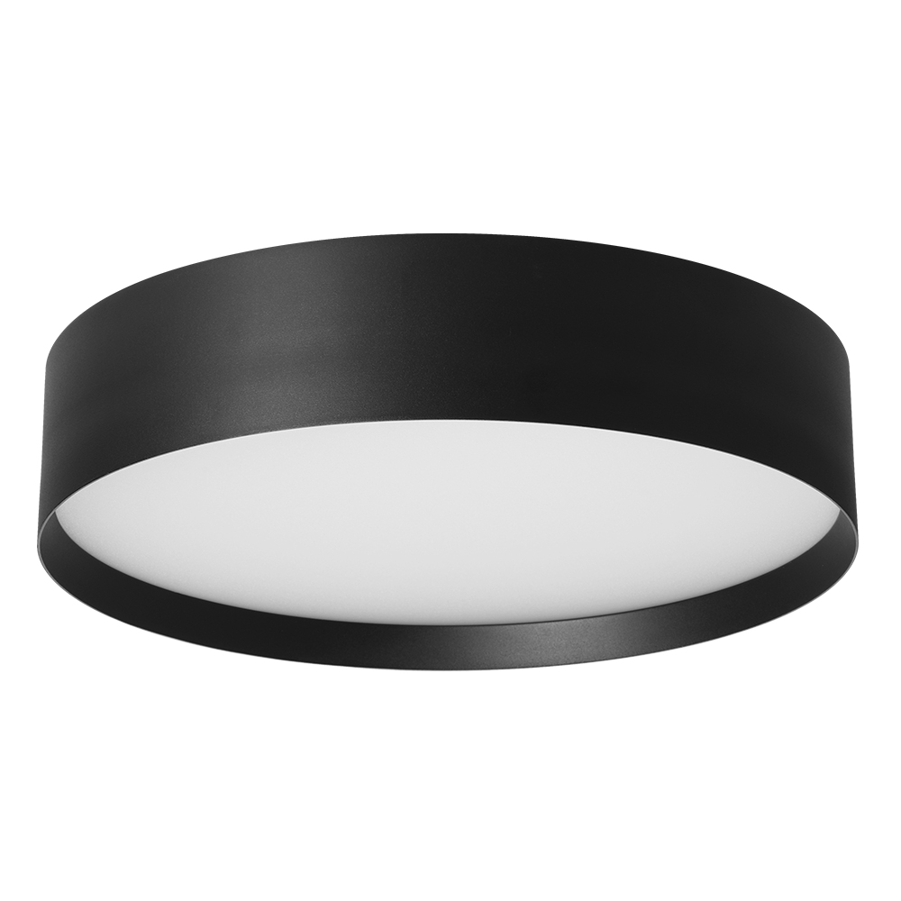 Led Round luminaires black 50W Size H:65mm