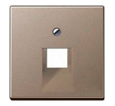 A569-1PLUAMO Capac priza internet simpla, mokko