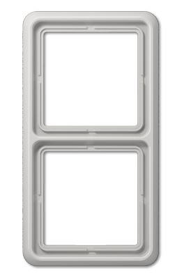 CD582LG Rama decor 2 locuri, gri deschis