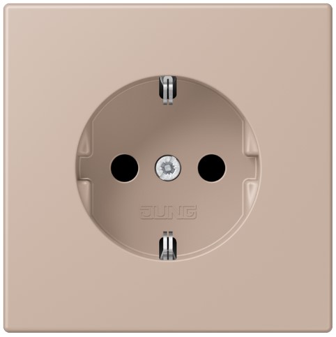 LC1520240 Розетка Schuko 16A, ombre brûlée claire (32131)