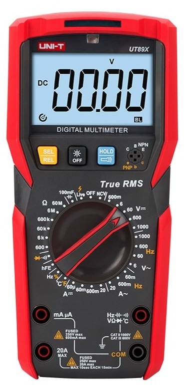 Multimetru digital AC/DC 1000V/20A UT89X