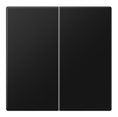 LS995SWM Clapa intrerupator/buton dublu, negru mat