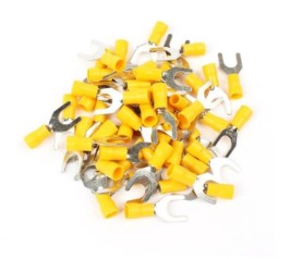Papuc furca 4-6 mm2 M5 GALBEN (100 buc)