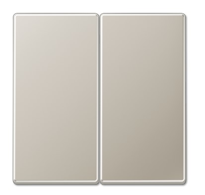 ES2995 Clapa buton/intrerupator dublu, stainless steel