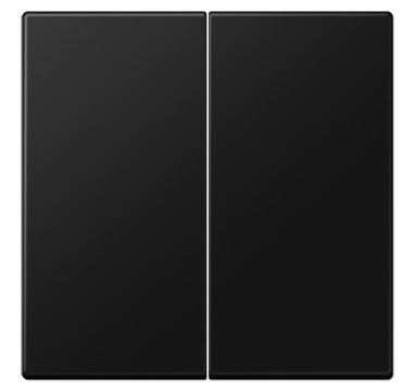 LS102SWM Clapa intrerupator/buton dublu p-u modul KNX, negru mat