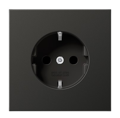 AL1520AN Розетка Schuko 16 A, антрацит
