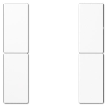 Комплект клавиш для модуля KNX, 2 группы, белый