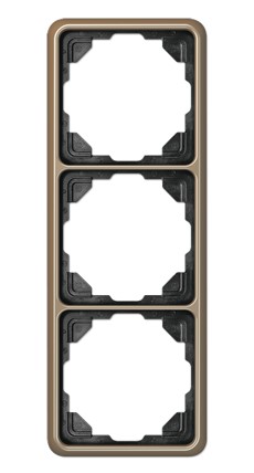 CD583GB Rama decor 3 locuri, bronz-auriu