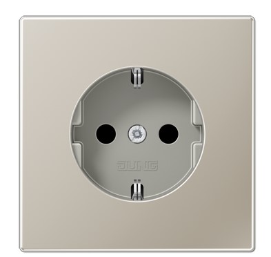ES1520 Розетка Schuko 16A, нержавеющая сталь