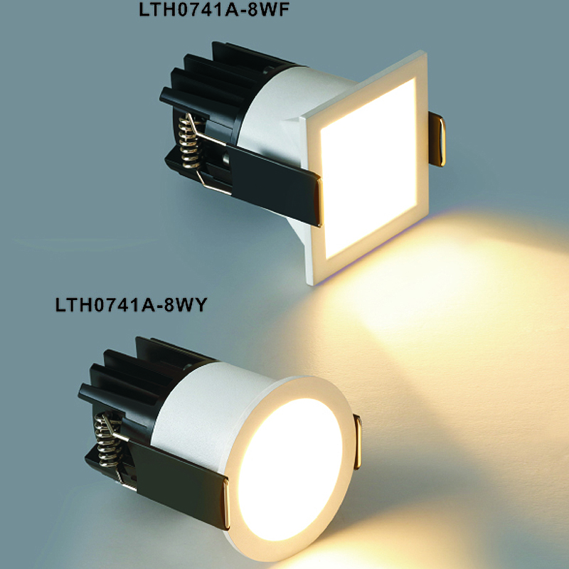 Led Recessed spotlight 8W Size: L56*W56*H70mm