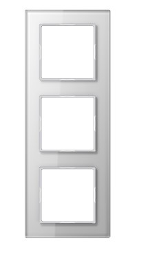 AC583GLWW Rama decor 3 locuri, sticla alba Acreation