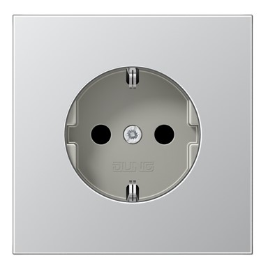 AL1521 Розетка Schuko 16 A, алюминий