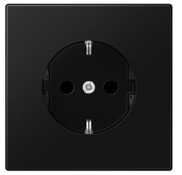 LS1520SWM Priza Schuko 16 А, negru mat