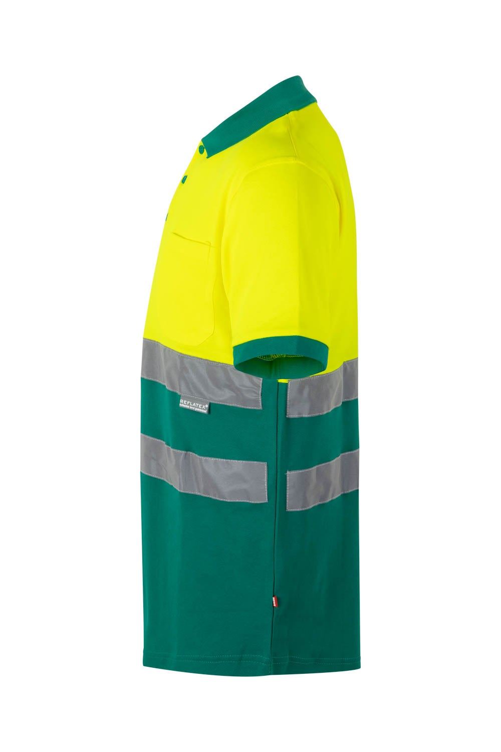 Tricou Polo reflectorizant green/hi-vis yell mar. XL