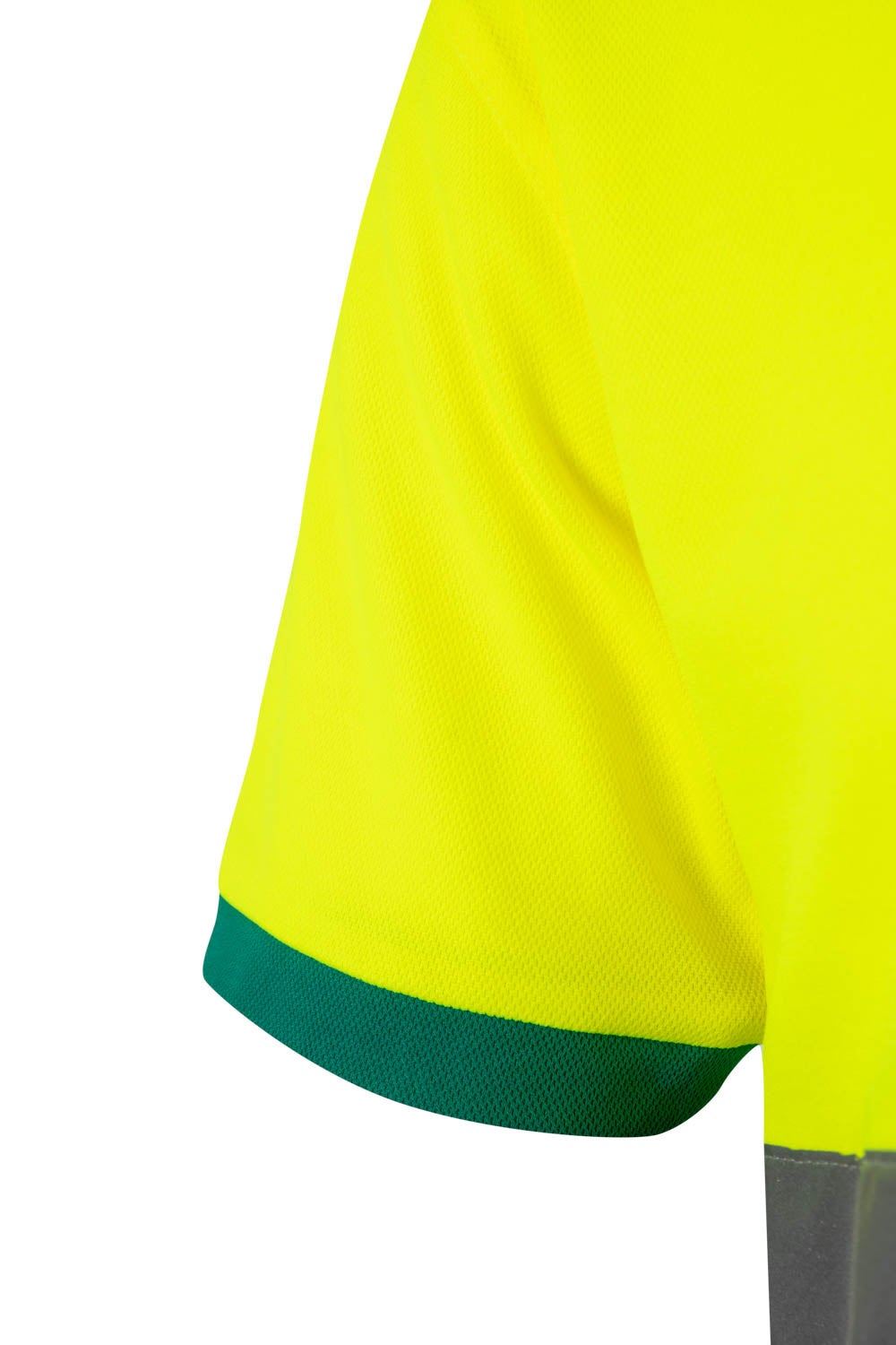 Tricou Polo reflectorizant green/hi-vis yell mar. XL