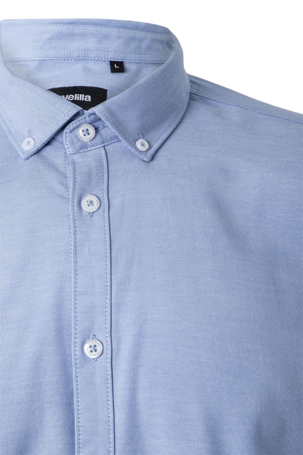 Мужская рубашка Oxford — цвет небесно-голубой (Sky Blue), размер S