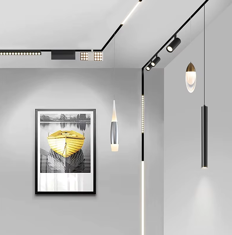 Proiector LED suspendat 10W 4000K 50cm Black 2ALGD2210CA-5-10W
