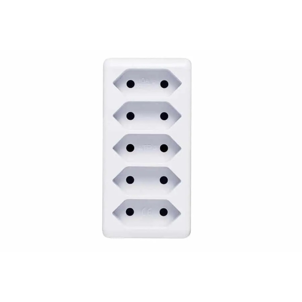 Stecher cu 5 prize 5x2P 16A 