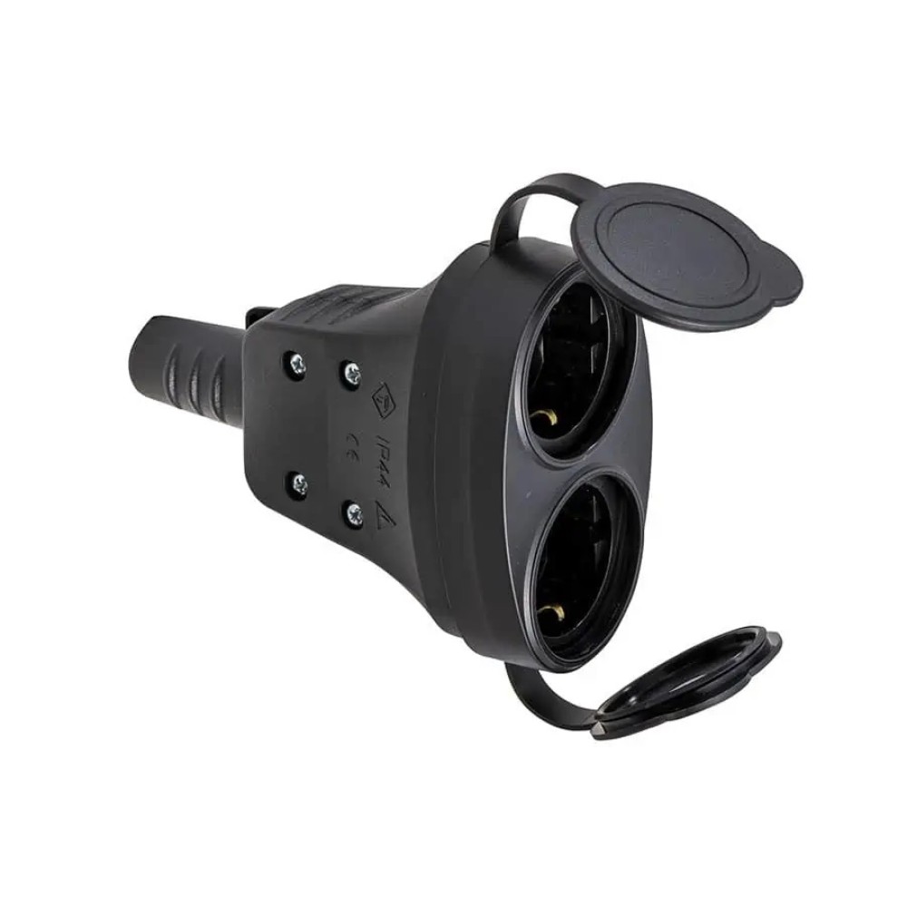 Двойная розетка 16A IP44 