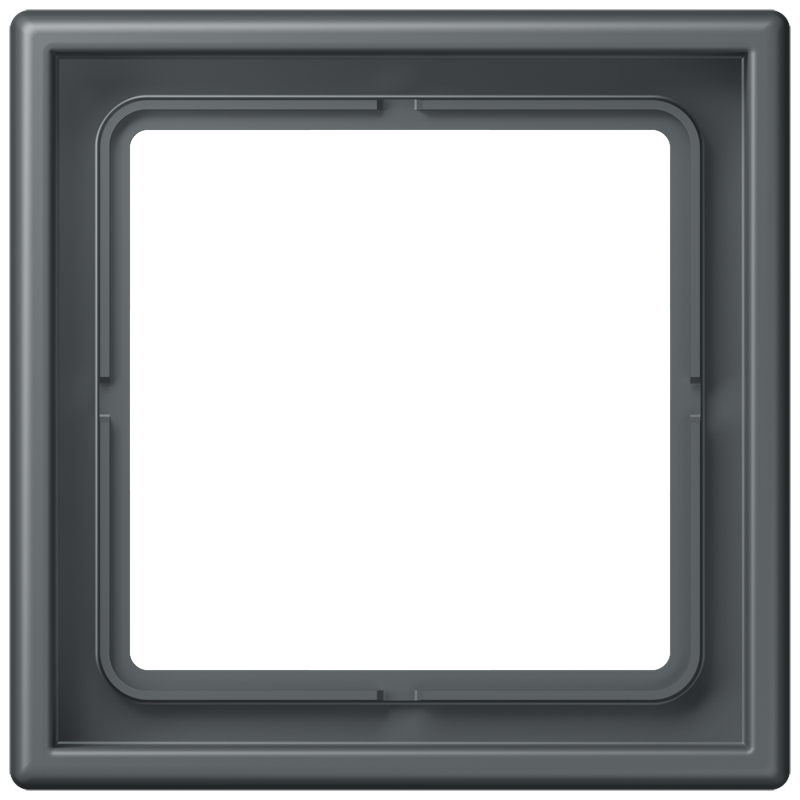 Рамка для вертикальной и горизонтальной установки 81x81x11 мм gris foncé 31 (32010)