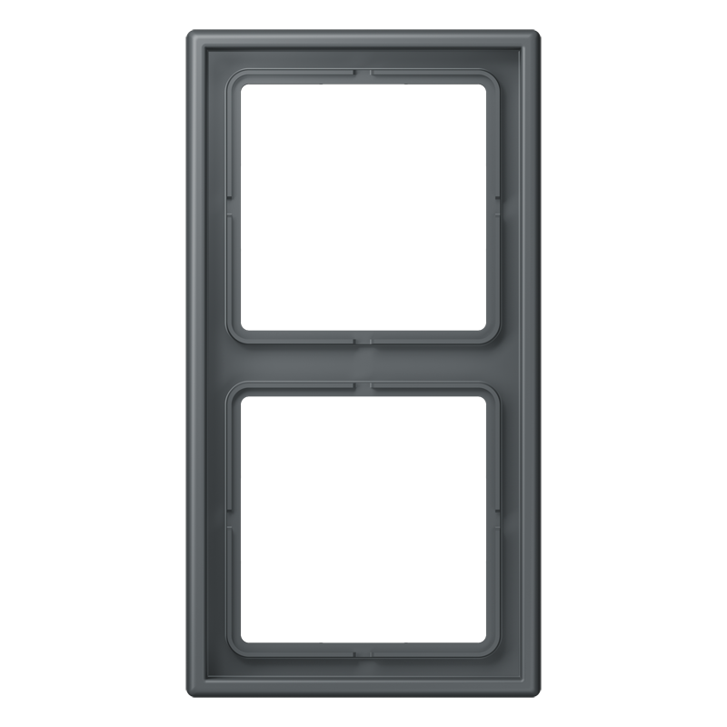 Рамка для вертикальной и горизонтальной установки 81x152x11 мм gris foncé 31 (32010)