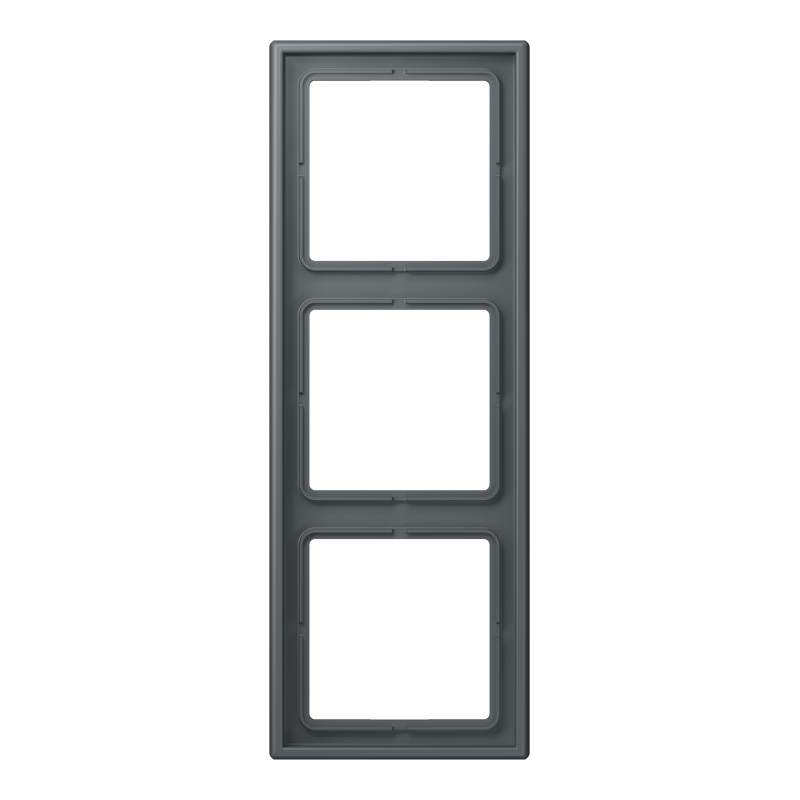 Рамка для вертикальной и горизонтальной установки 81x223x11 мм gris foncé 31 (32010)