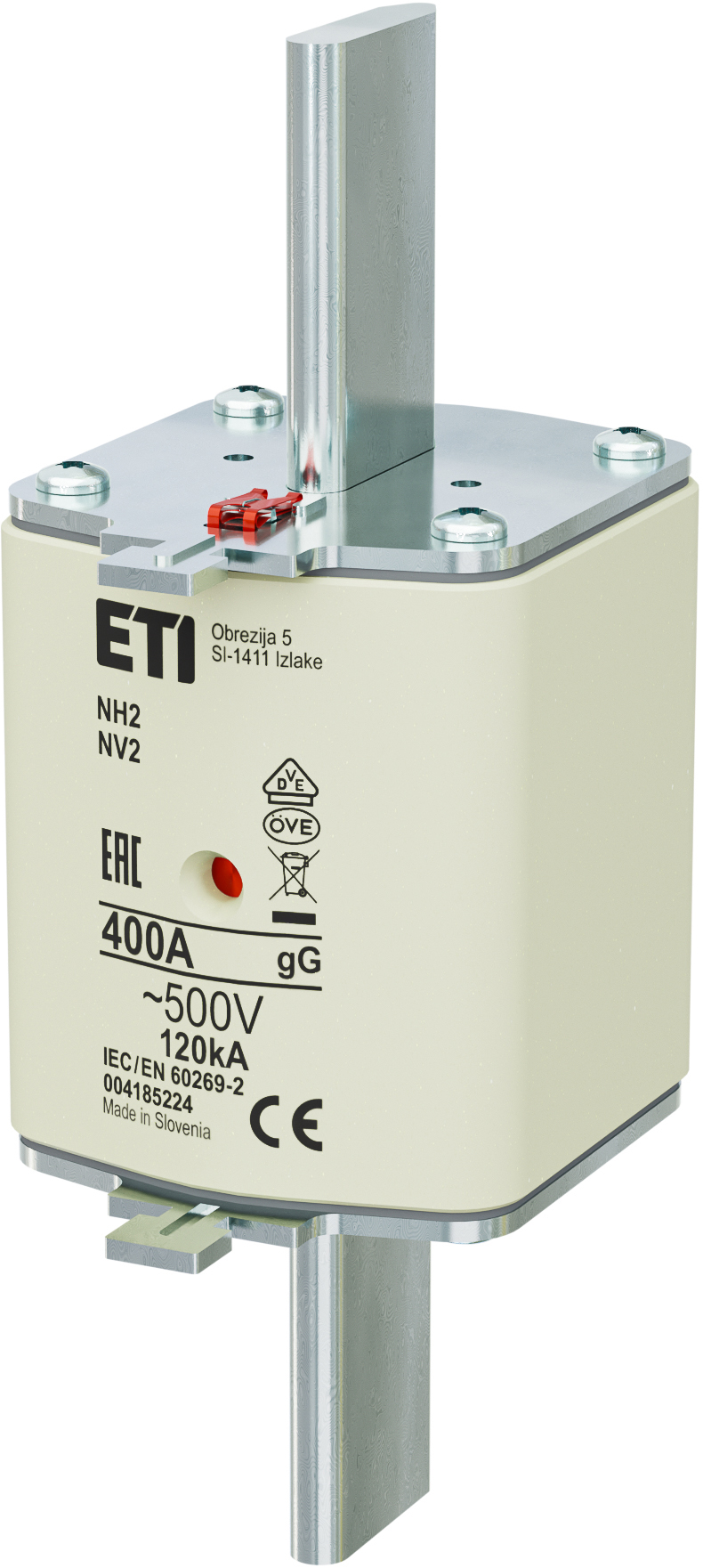 Siguranta fuzibila NH2C gG 400A/500V