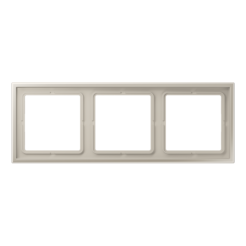 LSZES983BF Rama decor LS ZERO 3 locuri, stainless steel