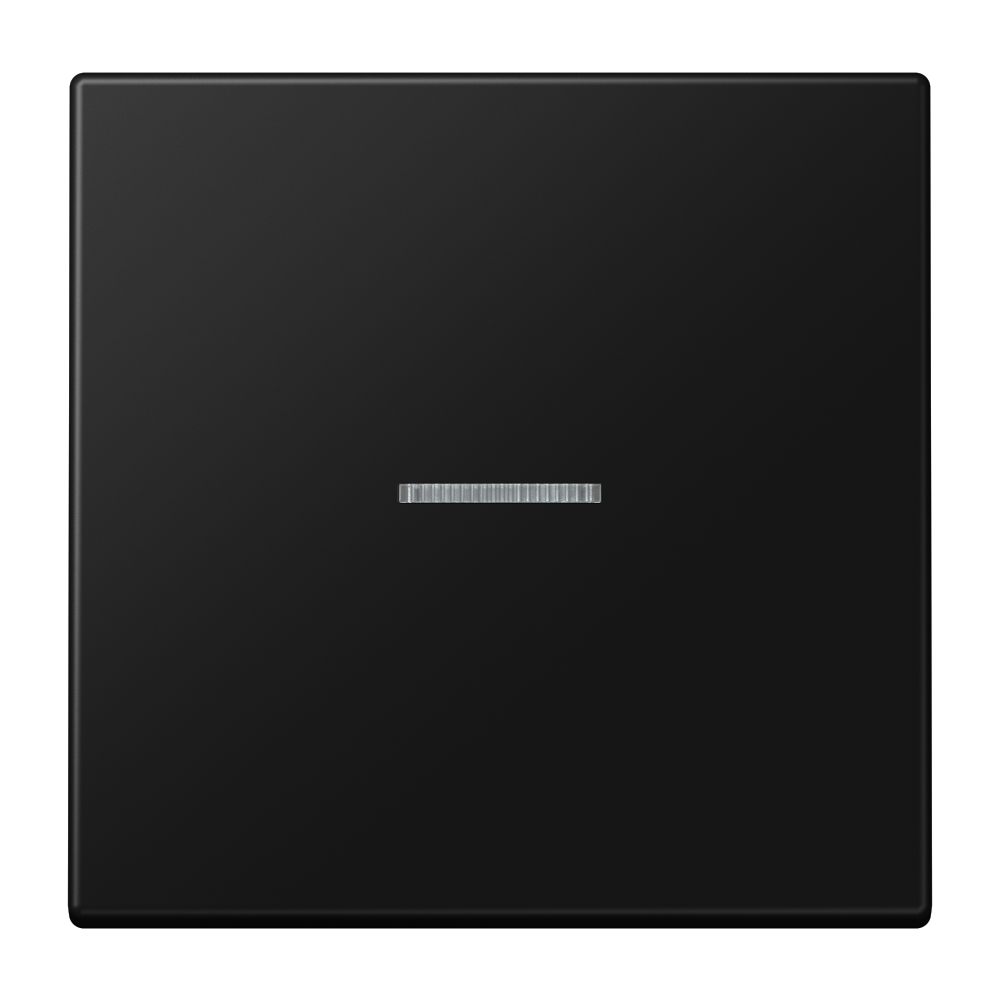 LS990KO5SWM Clapa intrerupator/buton simplu cu indicator, negru mat