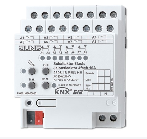 2308.16REGHE Actuator pentru comutare, 8 grupe, jaluzele 4 grupe
