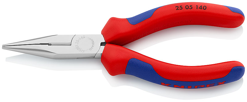 2505140 Cleste cu virf semirotund 140mm crom 
