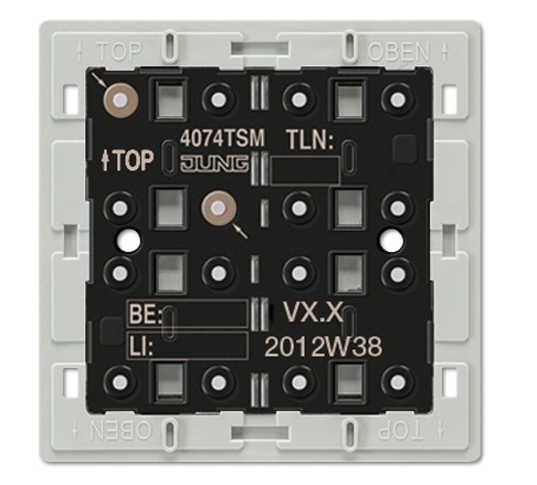 Стандартный модуль с клавишами для KNX, 4 группы