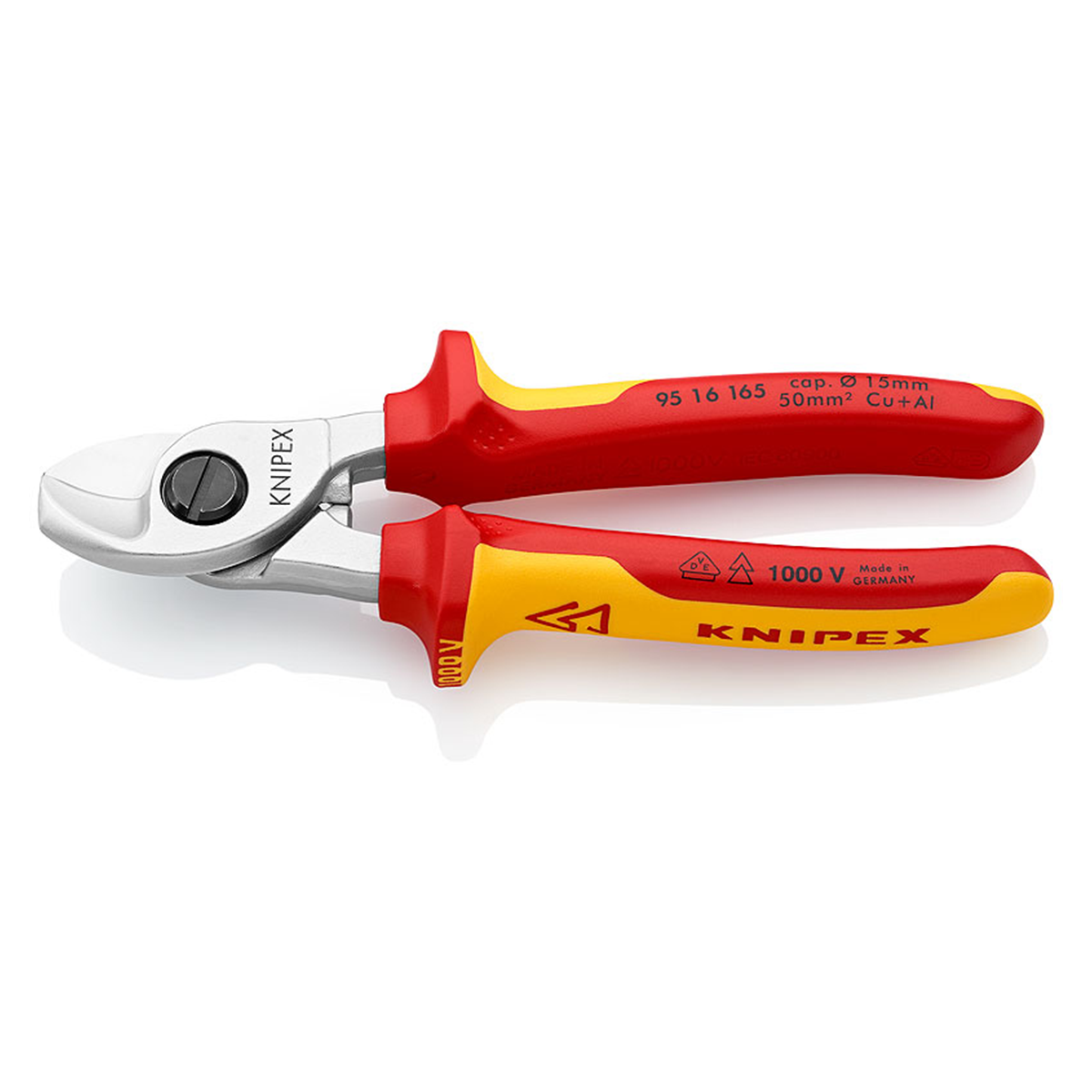 9516165 Foarfece taiat cabluri 165mm crom 1000V 