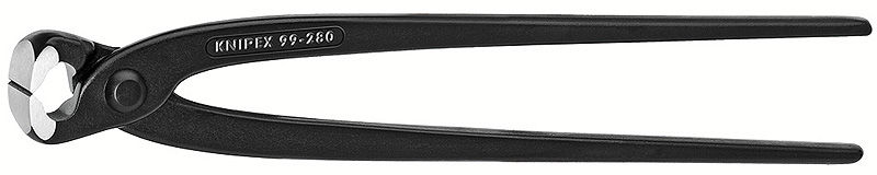 9900300 Cleste fierar betonist 300mm negru 