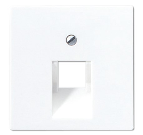 A569-1PLUAWW Capac priza internet simpla, alb