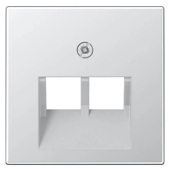 A569-2BFPLUAAL Capac priza internet dubla, aluminiu